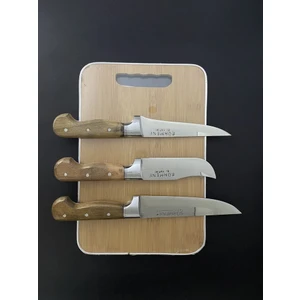 Sürmene El Yapımı Kurban Bıçak Seti Kesim Tahtası Hediyeli Kesme Yüzme Sıyırma