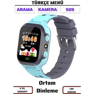 Yeni Nesil Kameralı Akıllı Takip Çocuk Saati Sim Kartlı Uzakdan Dinleme Destekli