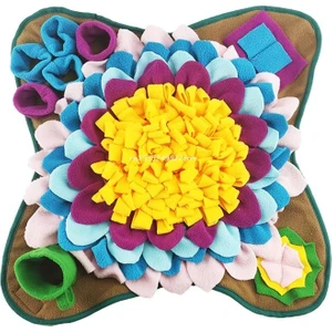 50X50 cm Pet Köpek Snuffle Mat Burun Kokusu Eğitim Sniffing Pad Yavaş Besleme Kase Dropship | (Yurt Dışından)