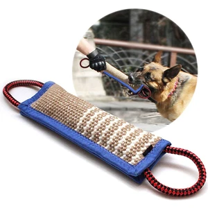 Dayanıklı Köpek Eğitim Bite Römorkör Yastık Kollu 2 Halat Kolları ile Eğitim Orta ile Büyük Köpekler Pet Malzemeleri | (Yurt Dışından)
