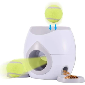 Otomatik Pet Besleyici Almak Tenis Topu Launcher Köpek Eğitim Oyuncaklar Interaktif Atma Top Makinesi | Köpek Oyuncakları (Yurt Dışından)