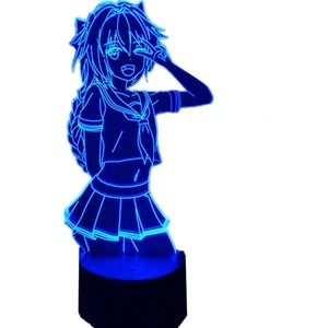 3D Lamba Rgb USB 7 - 16 Renkli Anime Fate Apocrypha Astolfo (Yurt Dışından)