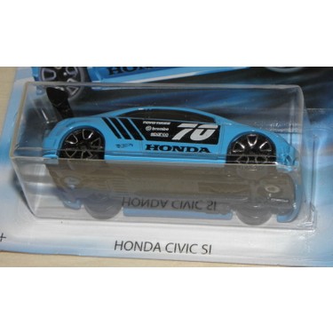 hot wheels honda civic si blue