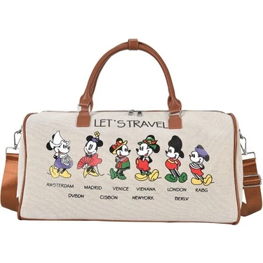 Xinh Disney Mickey Omuz Çantası - Bej (Yurt