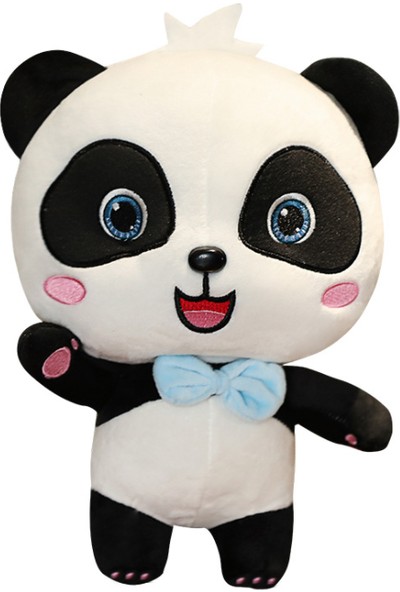 22 cm Peluş Oyuncaklar Hayvan Bebek Kawai Plushie Doğum Günü Hediyesi Yumuşak Komik Peluch Bebekler Panda Yastıklar Kanepe Ev Flaş Blue Smiley | Doldurulmuş peluş Hayvanlar (Yurt Dışından)