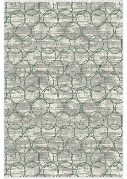 Salon Halısı Modern Geometrik Yeşil Gri Kaydırmaz Kesme Yıkanabilir Ince Halı Tüysüz Kilim fiyatları