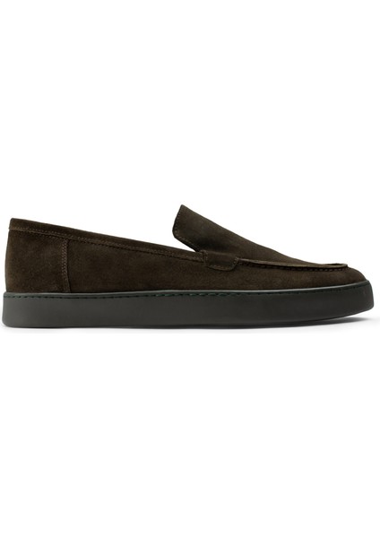 Süet Haki Loafer Erkek Ayakkabı