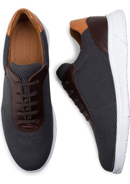 Füme Rengi Spor Sneaker Erkek Ayakkabı