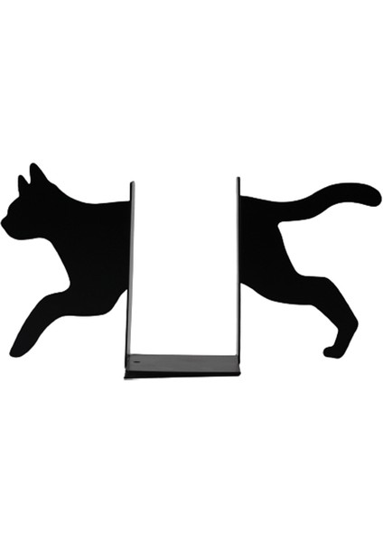 Kedi Figürlü Dekoratif Metal Kitap Tutucu, Kitap Desteği indirimleri