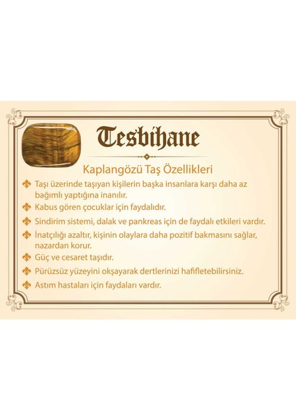 Kararmaz Metal Püsküllü Küre Kesim Kaplangözü Doğaltaş Tesbih fiyatları