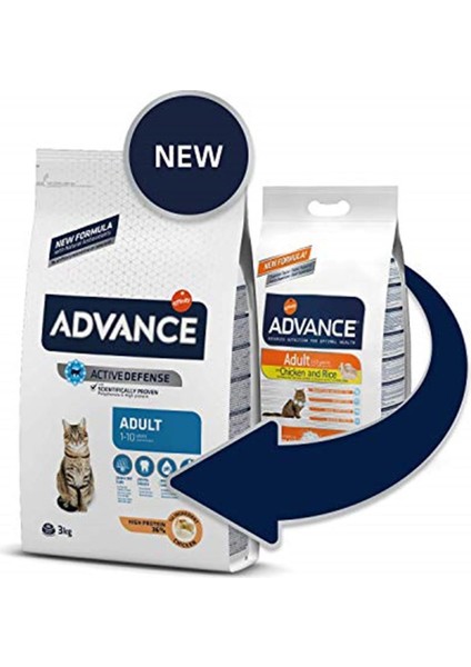 Cat Adult Tavuklu Pirinçli Yetişkin Kedi Maması, 1.5 kg fiyatları
