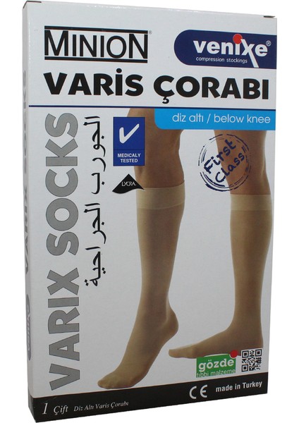 Var isÇorabı Diz Altı 0 Basınç