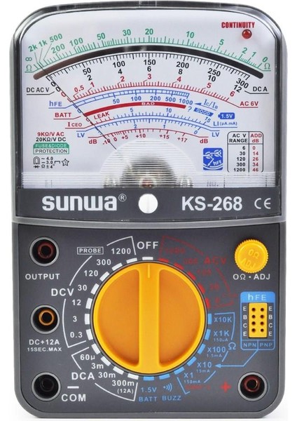 KS268 Analog Multimetre Ölçü Aleti