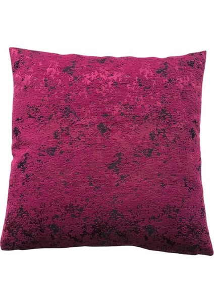 Vintage Desenli Bordo Kırlent Kılıfı 45CM*45CM