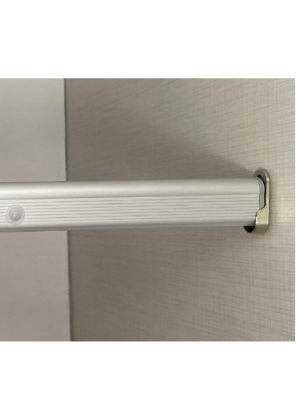 Led Işıklı Hareket Sensörlü 100-109 Cm Dolap Içi Elbise Askı Borusu Pilli