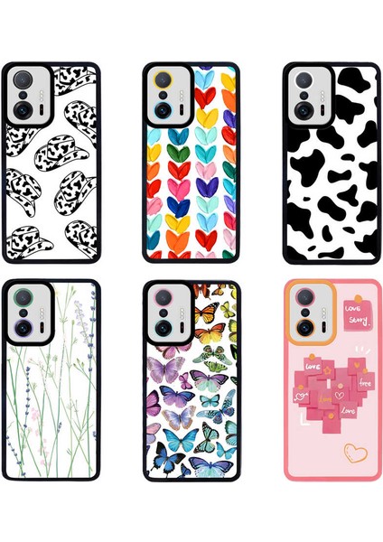 Case 4U Xiaomi Mi 11T 5G Kılıf M-Fit Kalp Desenli Kapak Heart NO6 Renkli