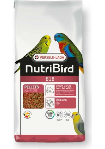 Nutribird B18 Muhabbet Paraket Pelet Yem 3kg modelleri