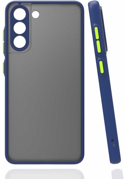 Samsung Galaxy S21 Fe Kılıf Kamera Korumalı Arkası Sert Mat Kılıf
