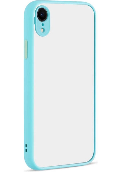 Apple iPhone Xr 6.1 Kılıf Kamera Korumalı Arkası Sert Mat Kılıf
