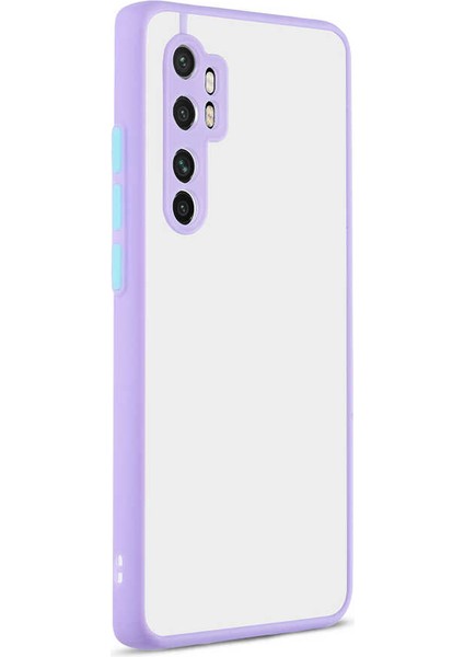 Xiaomi Mi Note 10 Lite Kılıf Kamera Korumalı Arkası Sert Mat Kılıf