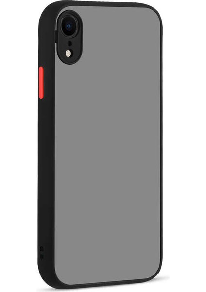 Apple iPhone Xr 6.1 Kılıf Kamera Korumalı Arkası Sert Mat Kılıf