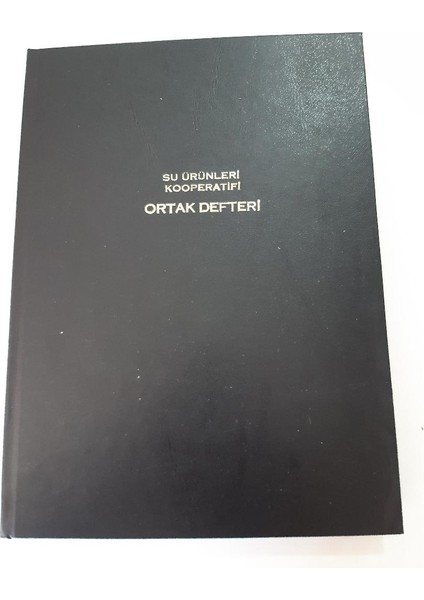 Su Ürünleri Kooperatifi Ortak Pay Defteri 400 Sayfa