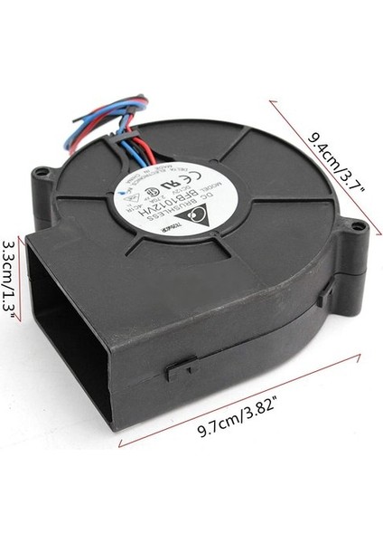 Salyangoz Fan 12V 2.4A