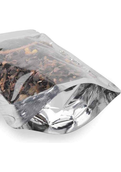 Şeffaf Metalize Kilitli Doypack 160x270x80 mm 25 li Paket