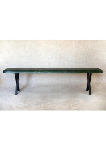 Doğal Ağaç Masif Bank Bench 120 Cm( Metal Ayak ) fırsatları