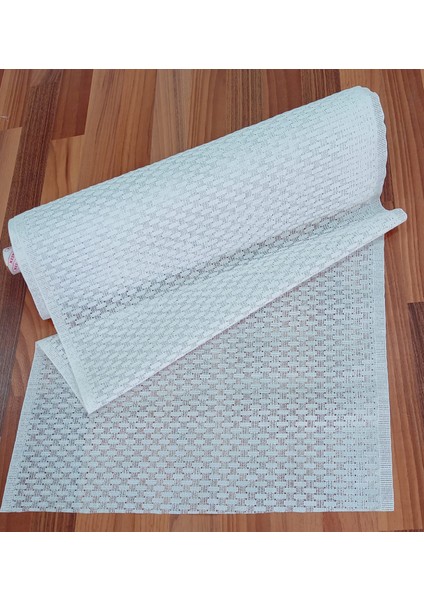 Meiwa Japon Pvc Dantel Raf -Dolap-Çekmeçe-Runner Örtüsü / Ebat: 50 Cmx 5 Mt--Beyaz Hasır 2001