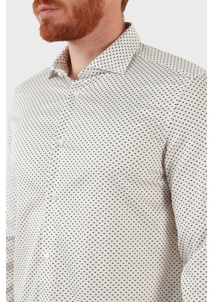 Pamuklu Desenli Regular Fit Gömlek Erkek Gömlek 3L1C86 1npbz F133 fırsatları