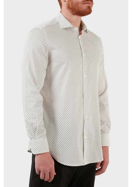 Pamuklu Desenli Regular Fit Gömlek Erkek Gömlek 3L1C86 1npbz F133 indirimleri