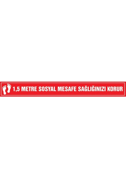 Starline1,5 Metre Sosyal Mesafe Bant