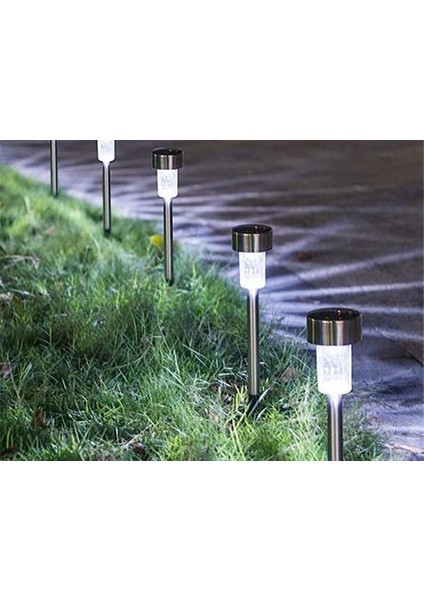 10 Adet Solar Sistem Bahçe Lambası Plastik Saplama Güneş Enerjisi ile Çalışma fiyatları