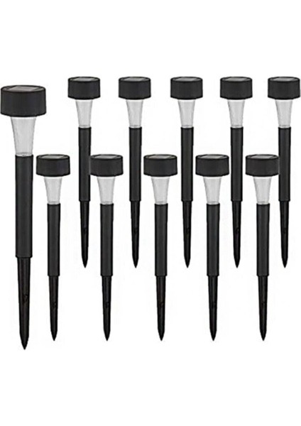 10 Adet Solar Sistem Bahçe Lambası Plastik Saplama Güneş Enerjisi ile Çalışma modelleri