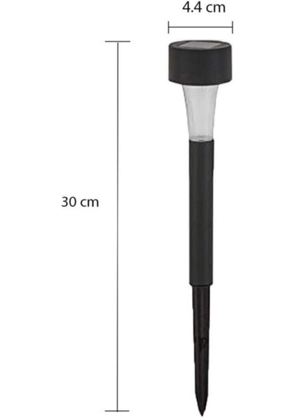 10 Adet Solar Sistem Bahçe Lambası Plastik Saplama Güneş Enerjisi ile Çalışma indirimleri