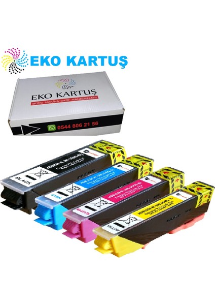 Hp Photosmart Premium C310 4 Renk (364XL) Muadil Kartuş,