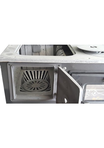 soba Mf45 Model Soba Kuzine Soba Mat Siyah 40 Cm Fırınlı Soba Döküm Soba