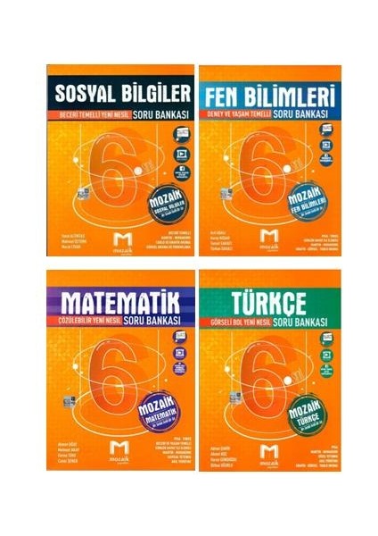 6. Sınıf Soru Bankası Seti