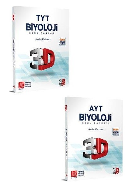 TYT AYT Biyoloji Soru Bankası Seti