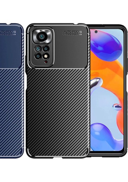 Xiaomi Redmi Note 11S Uyumlu Kılıf Kamera Lens Korumalı Karbon Silikon modelleri