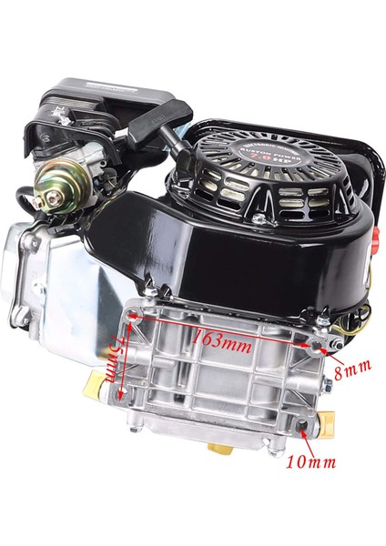 Tekne Motor, Santrifüj, Çim Biçme Çapa, Römork  Motorpump Jeneratör Benzinli Motor 6.5hp 210cc 20mm