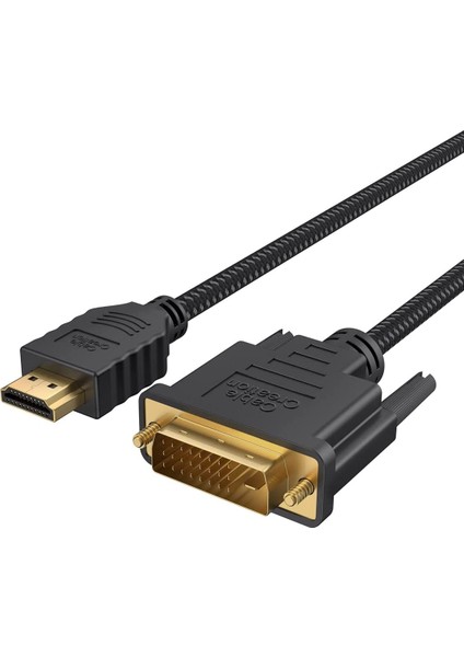 1.5 Metre DVI HDMI Kablo Çift Yönlü DVI To HDMI 24+1 DVI Erkek HDMI Erkek