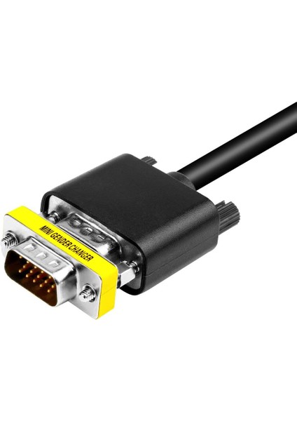 VGA Dişi Erkek Çevirici 15 Pin Ara Uzatma Aparatı Svga Bağlayıcı D-Sub