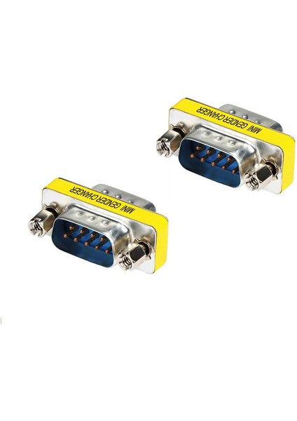 Db9 Erkek Erkek RS232 Dönüştürücü Seri Kablo Ara Uzatma Rs 232 Erkek 9 Pin