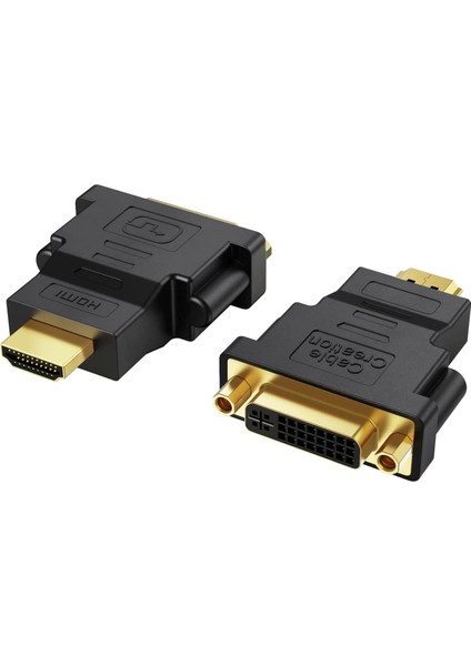 DVI HDMI Dönüştürücü DVI Dişi HDMI Erkek Çift Yönlü HDMI - DVI