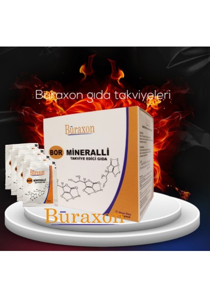 Bor Gıda Takviyesi ,Vitamin &Mineral Takviye Edici Gıda -15 Sase