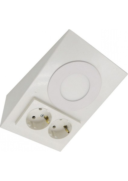 Prizli Beyaz Tezgah Altı Led Spot Armatür 3w 220v Beyaz Işık