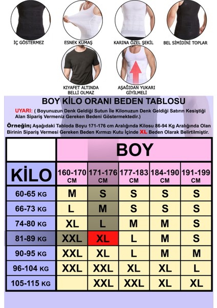 Erkek Korse Atlet Beyaz Bel Korsesi Toparlayıcı 2 Beden Inceltici Korse Atlet