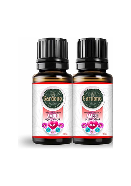 Amber Uçucu Yağı Buhurdanlık, Ortam Kokusu 2 x 10 ml